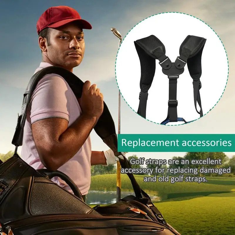 Golf Bag Straps Replacement Comfort Double Shoulder Adjustable Straps Nylon Backpack Straps Golf Stand Bag Backpack Straps 
Golf Bag Straps Replacement Comfort Double Shoulder Adjustable Straps Nylon Backpack Straps Golf Stand Bag Backpack Straps