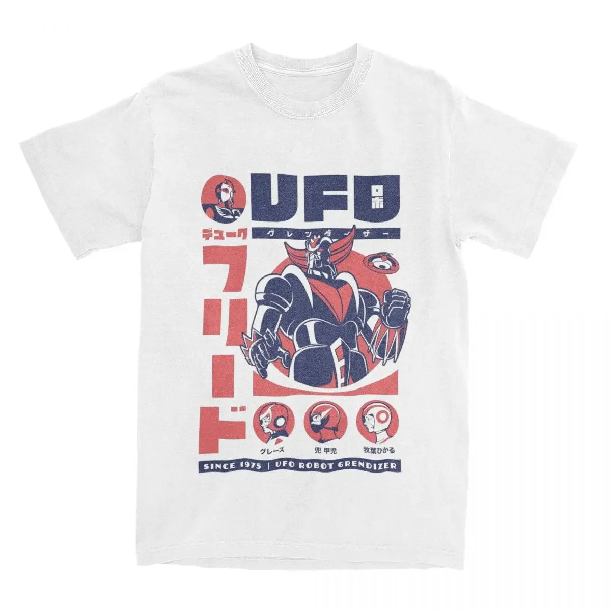 Men Women UFO Robot Grendizer Goldorak Graphic Shirts Merch Cool Cotton T Shirt Tops New Arrival
Men Women UFO Robot Grendizer Goldorak Graphic Shirts Merch Cool Cotton T Shirt Tops New Arrival