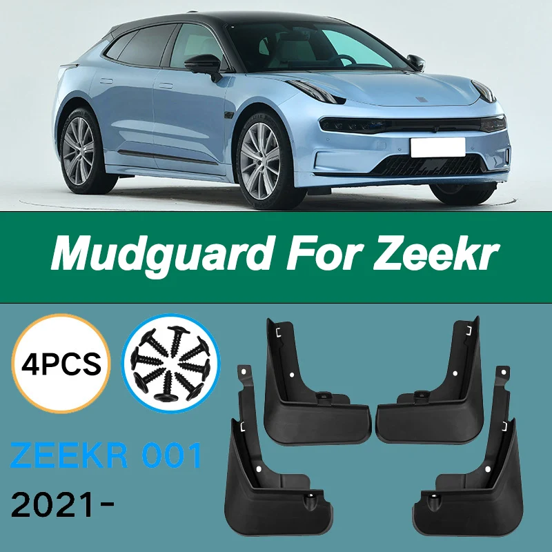 For Zeekr 001 2021-2023 Automotive Tire Mudguard Waterproof Prevent Mud Splashing Car Mud Flaps Fender Trim 4pcs Accessories
For Zeekr 001 2021-2023 Automotive Tire Mudguard Waterproof Prevent Mud Splashing Car Mud Flaps Fender Trim 4pcs Accessories