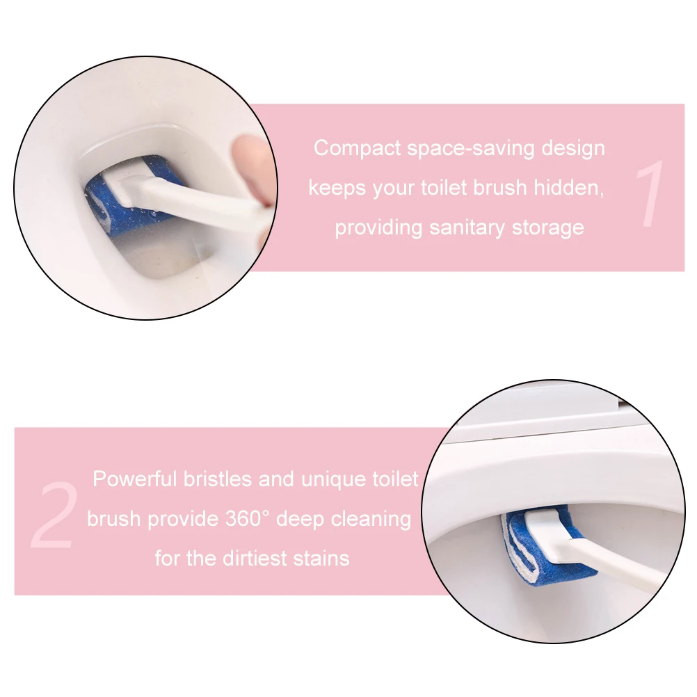 4pcs Toilet Brush Compact Bathroom Scrubber With Powerful Bristles 360° Cleaning Tool For Tight Spaces Toilet Cleaning Supplies
4pcs Toilet Brush Compact Bathroom Scrubber With Powerful Bristles 360° Cleaning Tool For Tight Spaces Toilet Cleaning Supplies