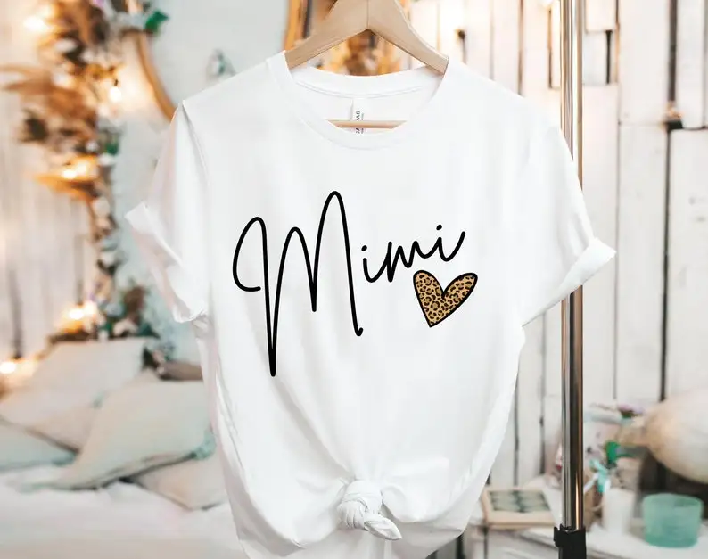 Рубашка Mimi с леопардовым принтом, футболка Mimi Life, подарок для бабушки, хлопковая Повседневная футболка с круглым вырезом и графическим принтом, футболки с коротким рукавом
Рубашка Mimi с леопардовым принтом, футболка Mimi Life, подарок для бабушки, хлопковая Повседневная футболка с круглым вырезом и графическим принтом, футболки с коротким рукавом