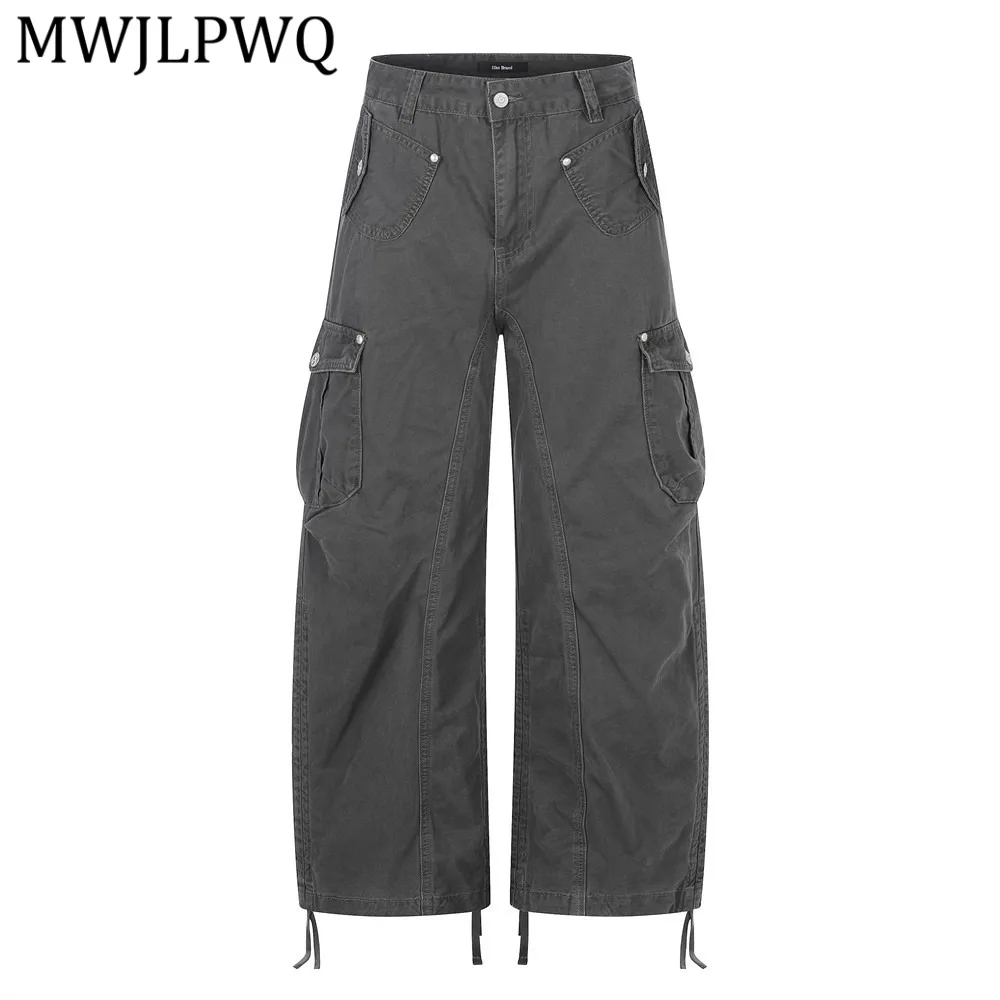 MWJLPWQ Multi-Pocket Workwear For Men High Street Multi-Pocket Pants Deconstructed Patchwork Design Loose Casual Trousers 15988
MWJLPWQ Multi-Pocket Workwear For Men High Street Multi-Pocket Pants Deconstructed Patchwork Design Loose Casual Trousers 15988