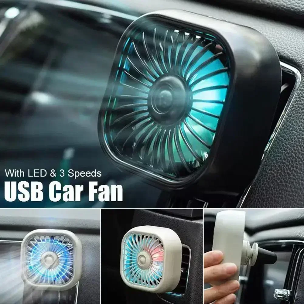 Mini Car Air Outlet Cooling Fan Adjustment Powerful USB Light Creative Low Noise Multi-function Mini Car Interior Fan Cooler
Mini Car Air Outlet Cooling Fan Adjustment Powerful USB Light Creative Low Noise Multi-function Mini Car Interior Fan Cooler