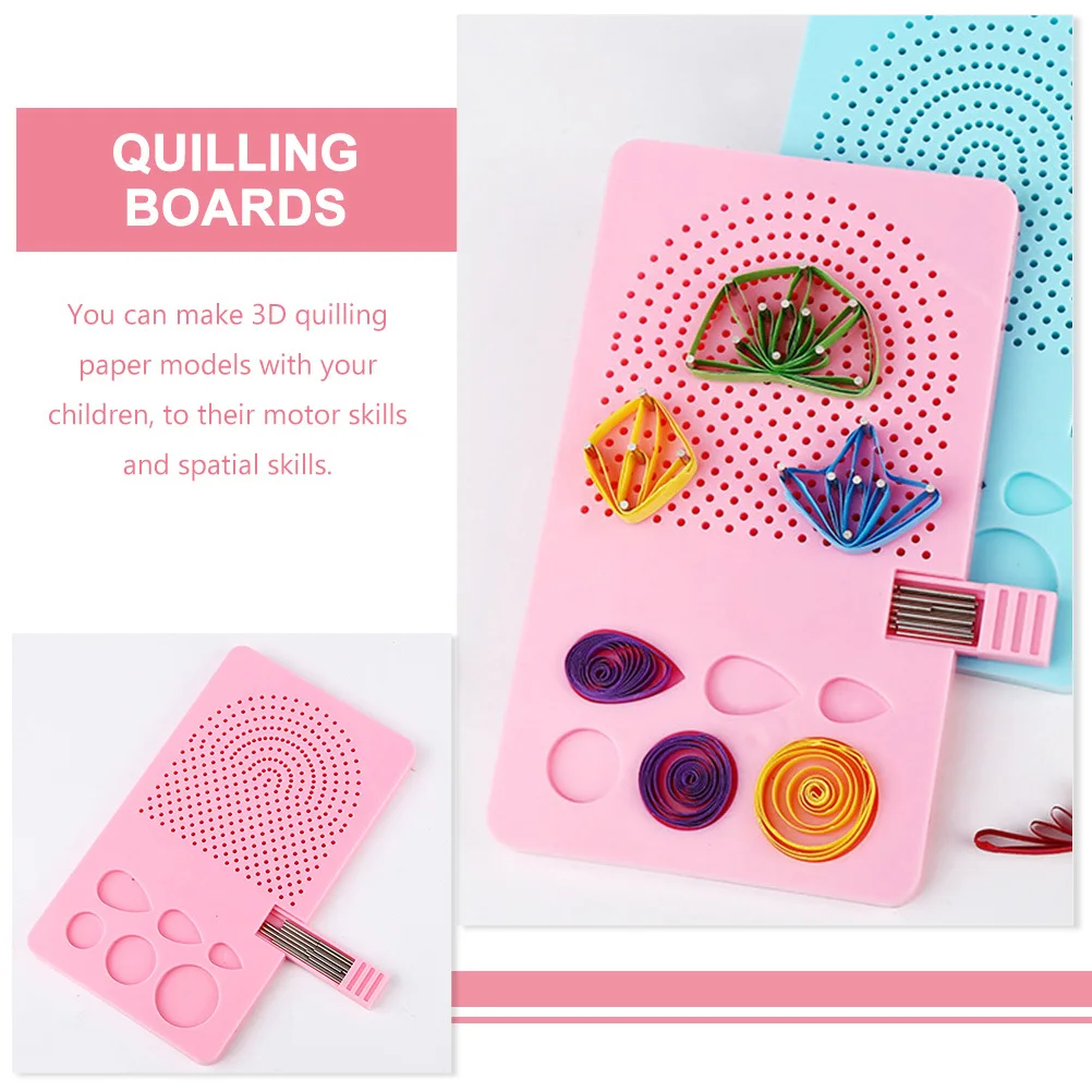 1Set Quilling Board Durable ABS Material Paper Winding Device for Uniform Patterns and 3D Models Quilling Boards
1Set Quilling Board Durable ABS Material Paper Winding Device for Uniform Patterns and 3D Models Quilling Boards
