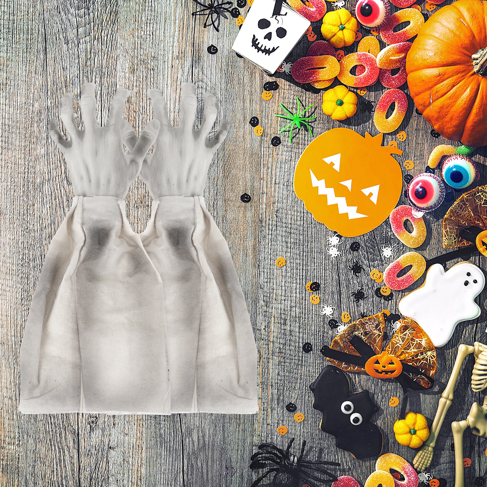 Decoration Ghost Hand Ornaments Halloween Props Lawn Decorations White Fake Human Hands Creepy Outdoor Party
Decoration Ghost Hand Ornaments Halloween Props Lawn Decorations White Fake Human Hands Creepy Outdoor Party