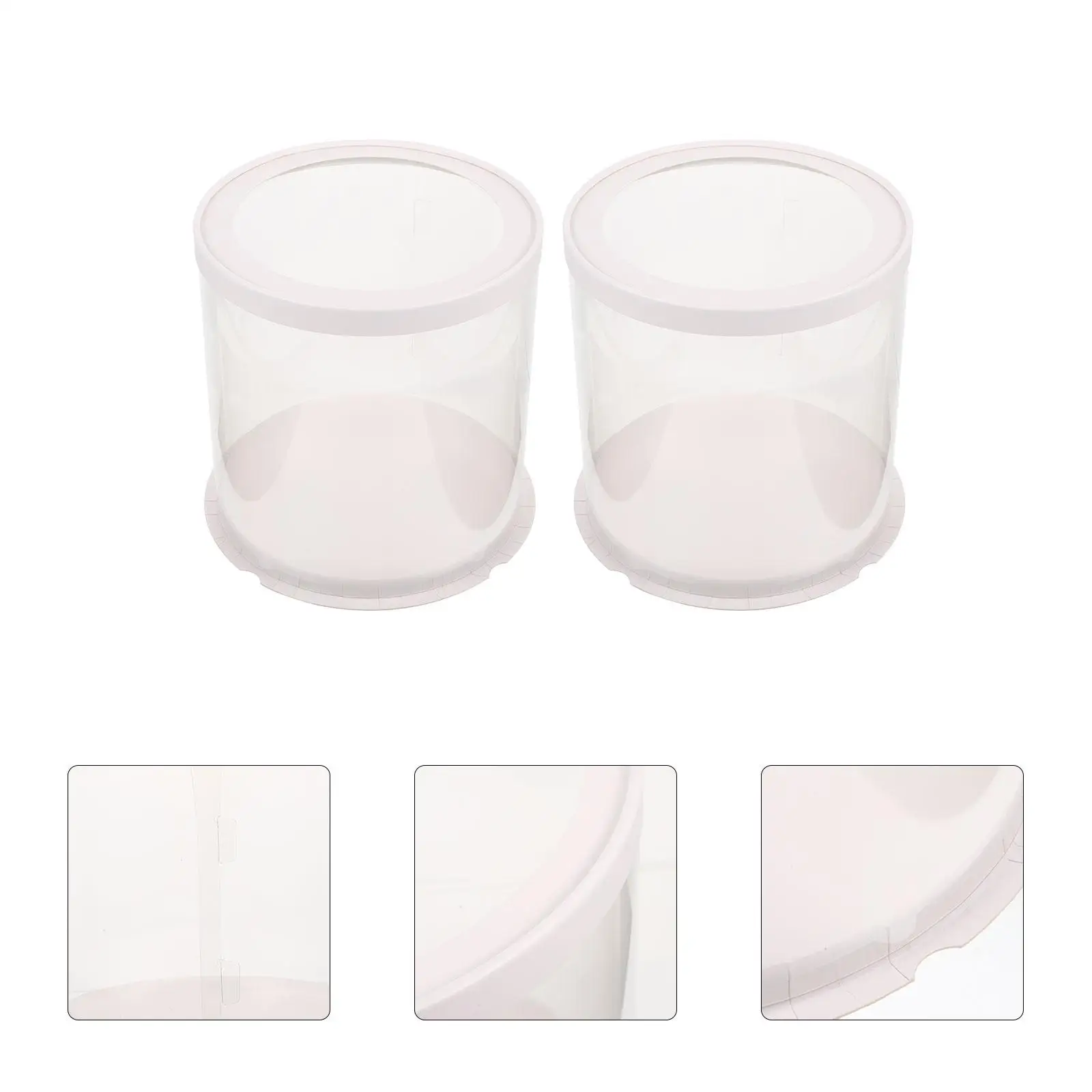 Cake Box Clear Bakery Boxes Round Carrier Baking Carriers Packaging with Lids Containers
Cake Box Clear Bakery Boxes Round Carrier Baking Carriers Packaging with Lids Containers