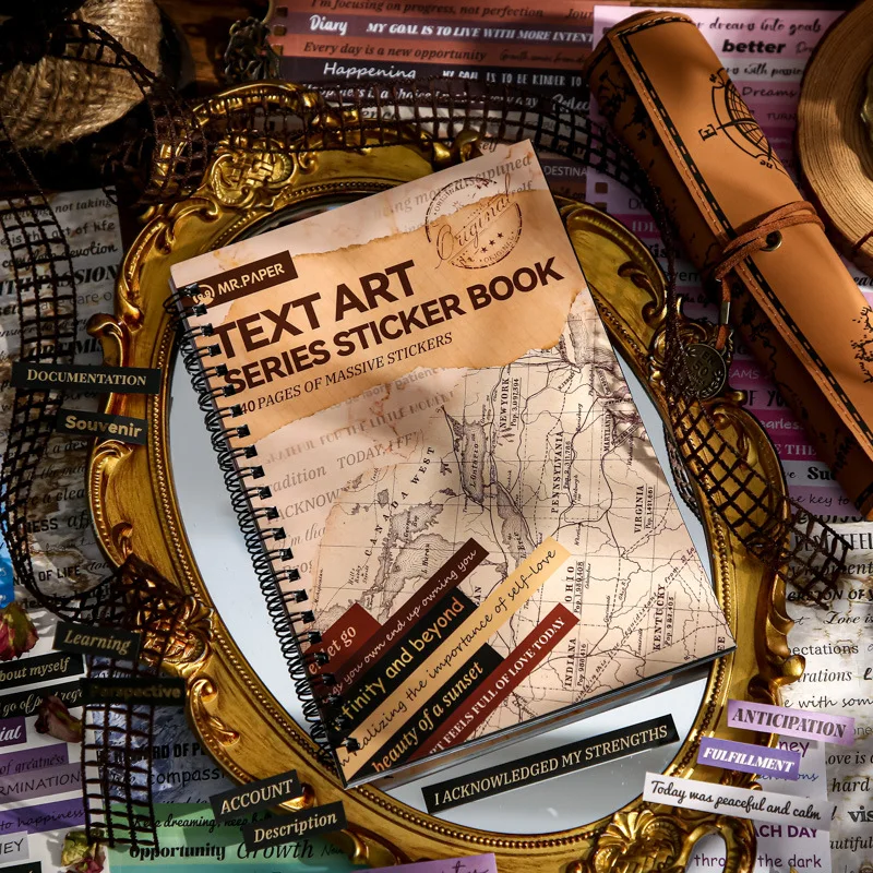 1 упаковка книги Word Art Series английские иероглифы 40 шт./упак. наклейки справочник украшения материал наклейки
1 упаковка книги Word Art Series английские иероглифы 40 шт./упак. наклейки справочник украшения материал наклейки