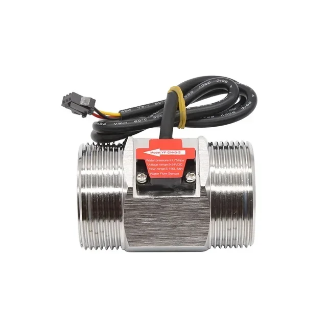 YF-DN40-S 5-200L/Min Датчик Эффекта Холла DN40 Датчик Потока Воды Счетчик Скорости Потока 1,5 Дюймовой Турбины
YF-DN40-S 5-200L/Min Датчик Эффекта Холла DN40 Датчик Потока Воды Счетчик Скорости Потока 1,5 Дюймовой Турбины