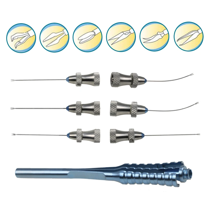1pcs Autoclavable Intraocular Tweezers Capsulorhexis Forceps Titanium Alloy Handle Ophthalmic Instrument
1pcs Autoclavable Intraocular Tweezers Capsulorhexis Forceps Titanium Alloy Handle Ophthalmic Instrument