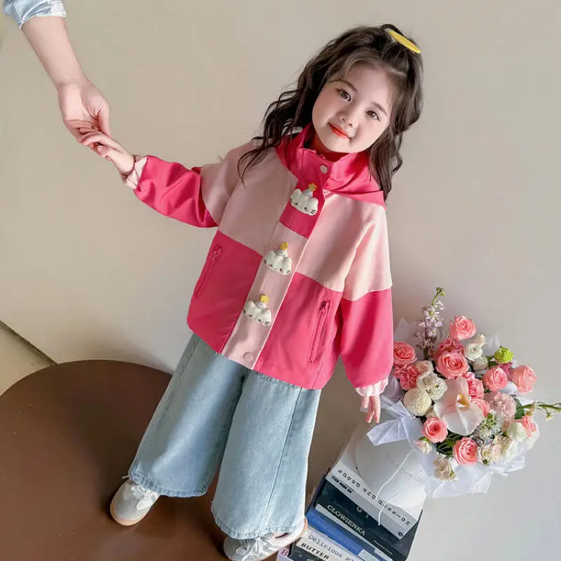 Girls' Autumn Hooded Jacket Hello Kitty New Children's Kawaii Cartoon Stylish Casual Windbreaker Anime Sweet Comfort Tops
Girls' Autumn Hooded Jacket Hello Kitty New Children's Kawaii Cartoon Stylish Casual Windbreaker Anime Sweet Comfort Tops
