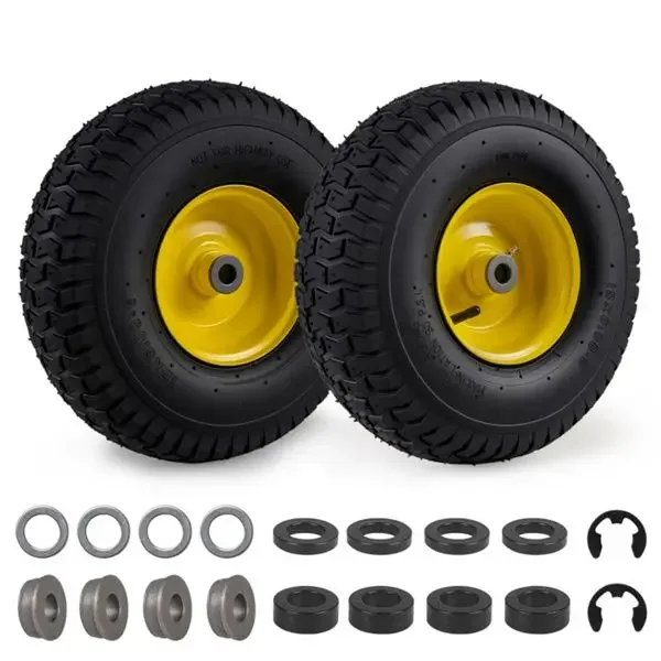 Versatile 15x6.00-6 Pneumatic Tires, Fit Most Mainstream Riding Lawn Mowers & Garden Carts
Versatile 15x6.00-6 Pneumatic Tires, Fit Most Mainstream Riding Lawn Mowers & Garden Carts