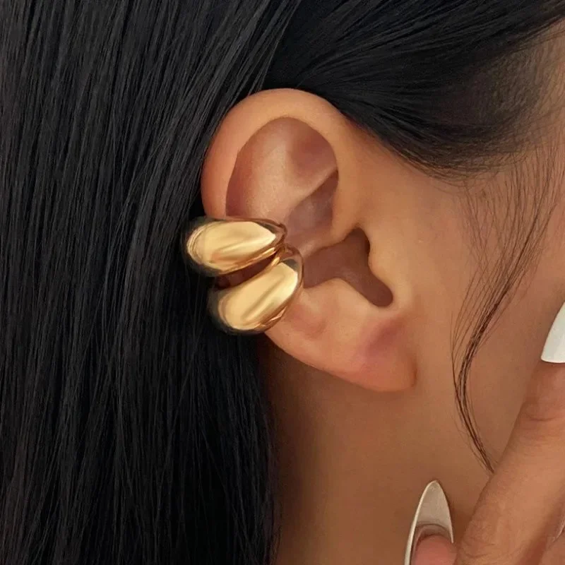 1Pcs Punk Gold Plated Ear Cuff Geometric Earrings Non-Piercing Cuff Ear Clip Earring For Women Girls Jewelry eh152
1Pcs Punk Gold Plated Ear Cuff Geometric Earrings Non-Piercing Cuff Ear Clip Earring For Women Girls Jewelry eh152