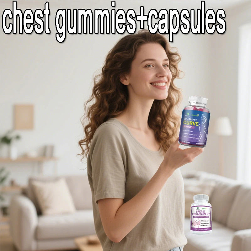 1 set of chest gummies+capsules to promote firming and absorption prevent sagging regulate emotions enhance immunity
1 set of chest gummies+capsules to promote firming and absorption prevent sagging regulate emotions enhance immunity