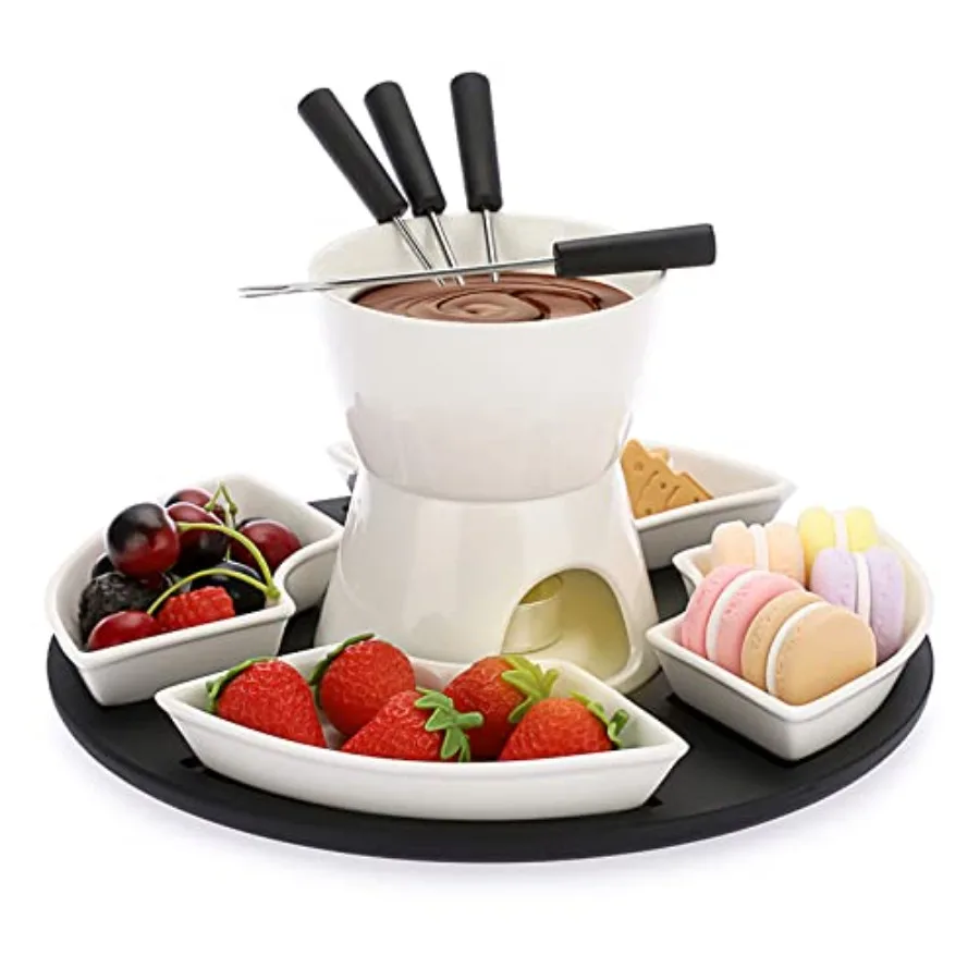 BSTKEY 300ML Ceramic Butter Warmer Set with Wooden Pallet, Fondue Pot Melting Pot Set, Melt Hot Pot Bowl Set For Cheese Chocola
BSTKEY 300ML Ceramic Butter Warmer Set with Wooden Pallet, Fondue Pot Melting Pot Set, Melt Hot Pot Bowl Set For Cheese Chocola
