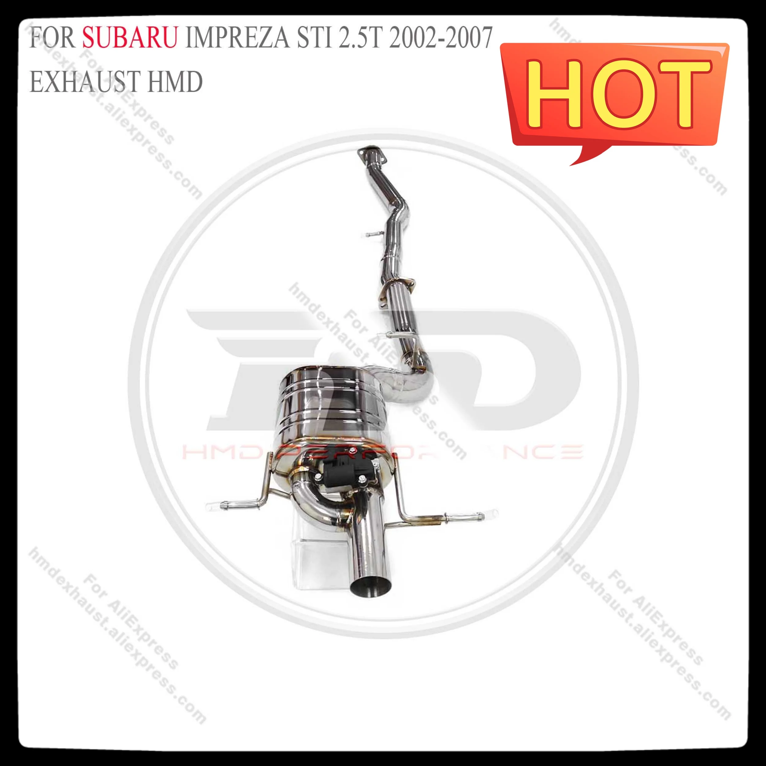 HMD Stainless Steel Catback Exhaust for Subaru Impreza STI 2.5T 2002-2007 Escape Valvetronic Car Exhaust Muffler Exhaust Pipes
HMD Stainless Steel Catback Exhaust for Subaru Impreza STI 2.5T 2002-2007 Escape Valvetronic Car Exhaust Muffler Exhaust Pipes