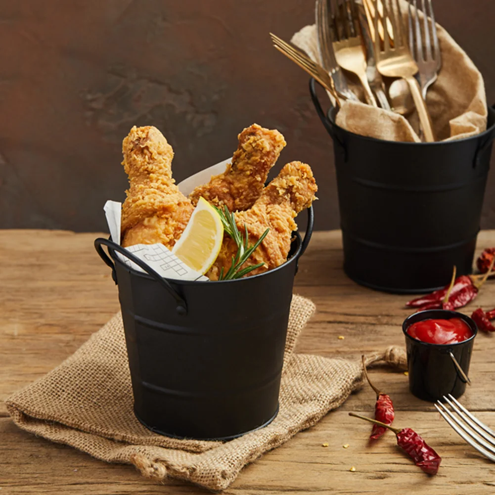 Creative Mini French Fries Storage Bucket Container for Fried Chicken Snacks Knife Fork Household
Creative Mini French Fries Storage Bucket Container for Fried Chicken Snacks Knife Fork Household