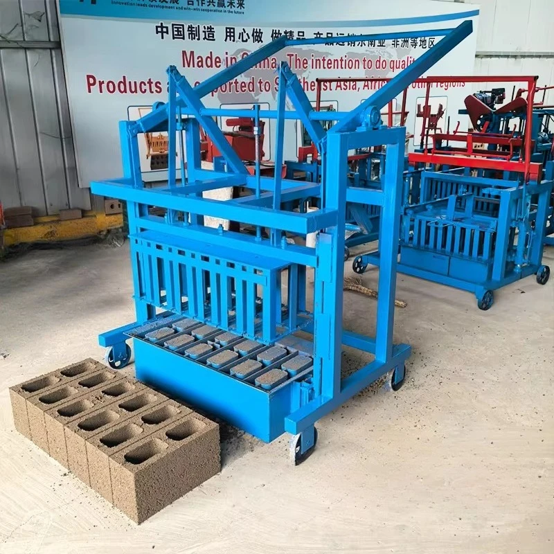 Small Manual Concrete Cement Block Brick Making Egg Laying Style No Electricity Full Human Brick Making Machine
Small Manual Concrete Cement Block Brick Making Egg Laying Style No Electricity Full Human Brick Making Machine