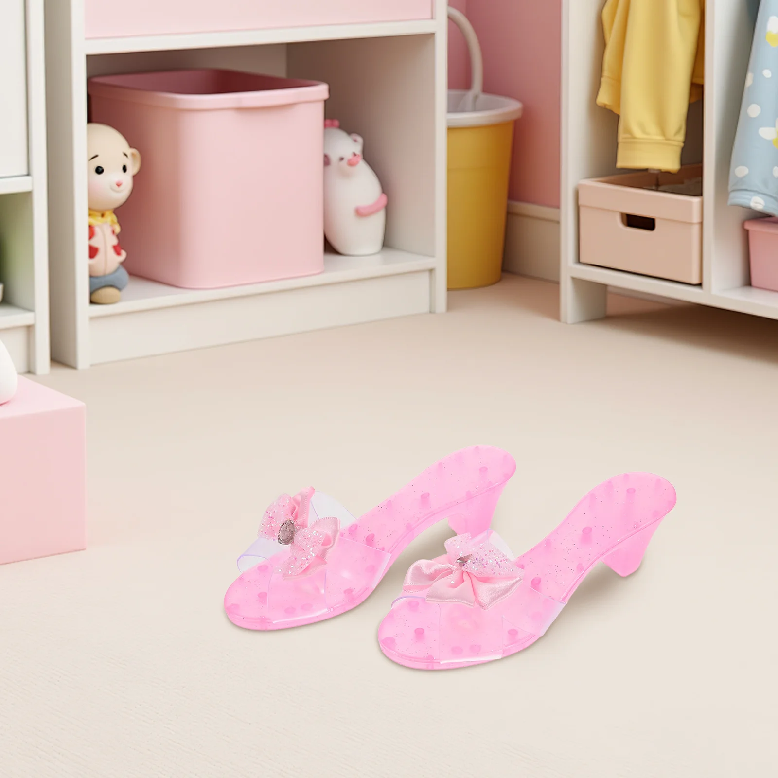 1 Pair Kids High Heels Transparent Plastic Shoe Decor Mini Princess Heel For Party Prop, Table Decoration, Home Desktop
1 Pair Kids High Heels Transparent Plastic Shoe Decor Mini Princess Heel For Party Prop, Table Decoration, Home Desktop