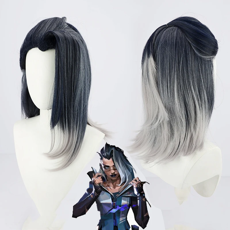 Game VALORANT VIPER Fade Cosplay Wig Fade short gradient Heat Resistant Synthetic Hair Halloween Role play Wig
Game VALORANT VIPER Fade Cosplay Wig Fade short gradient Heat Resistant Synthetic Hair Halloween Role play Wig