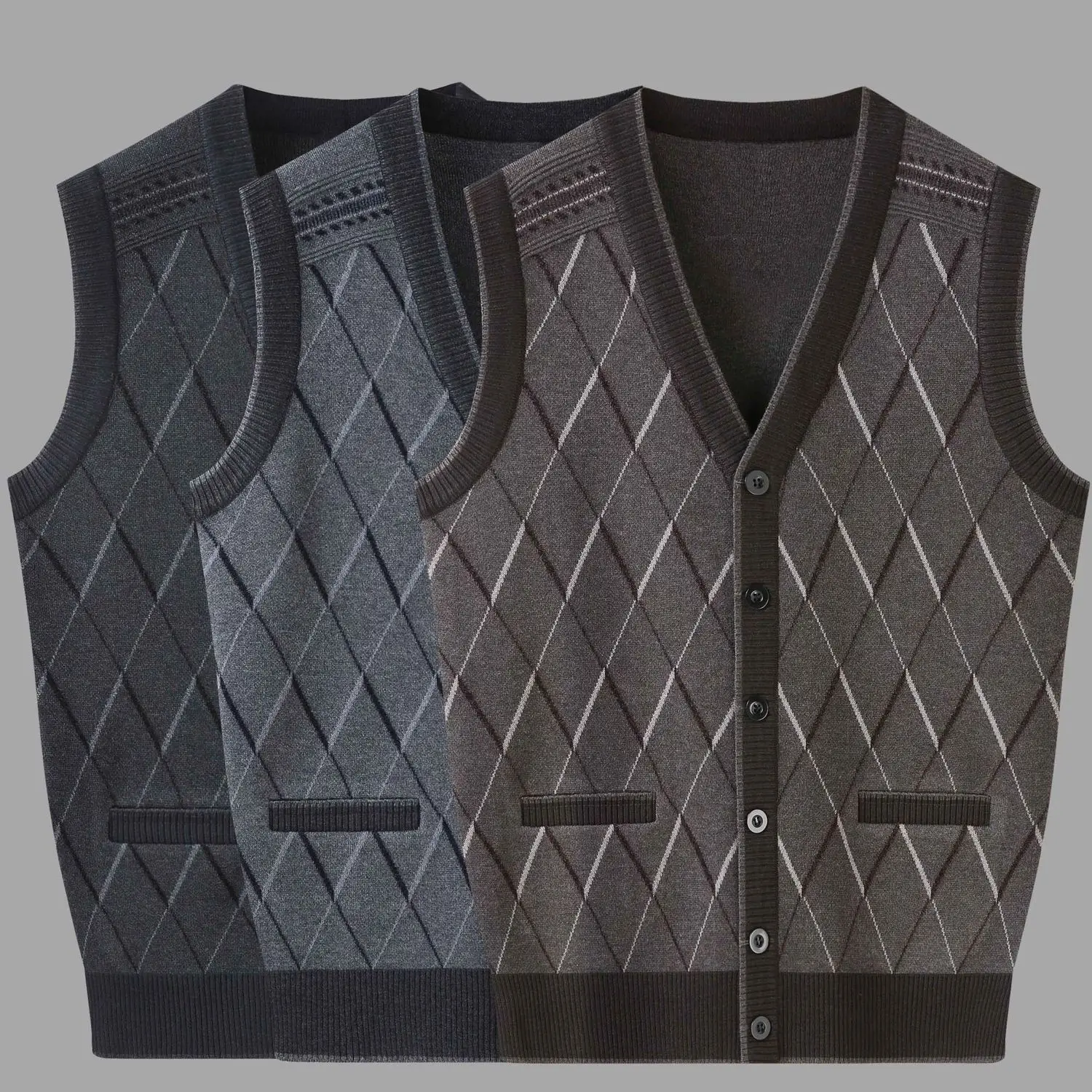 2023 New Fashion Brand Sweaters Men Plaid Vest Sleeveless Slim Fit Jumpers Knitting Autumn Korean Style Casual Clothing R93
2023 New Fashion Brand Sweaters Men Plaid Vest Sleeveless Slim Fit Jumpers Knitting Autumn Korean Style Casual Clothing R93