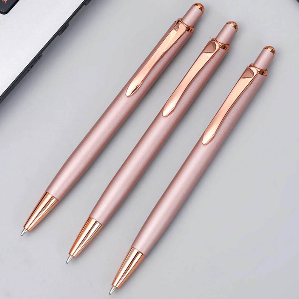 10pcs Rose Gold Ballpoint Pen Aluminum Rod Classic Metal Jumping Pens Fine Ink Smooth Writing Ergonomic Design Household
10pcs Rose Gold Ballpoint Pen Aluminum Rod Classic Metal Jumping Pens Fine Ink Smooth Writing Ergonomic Design Household