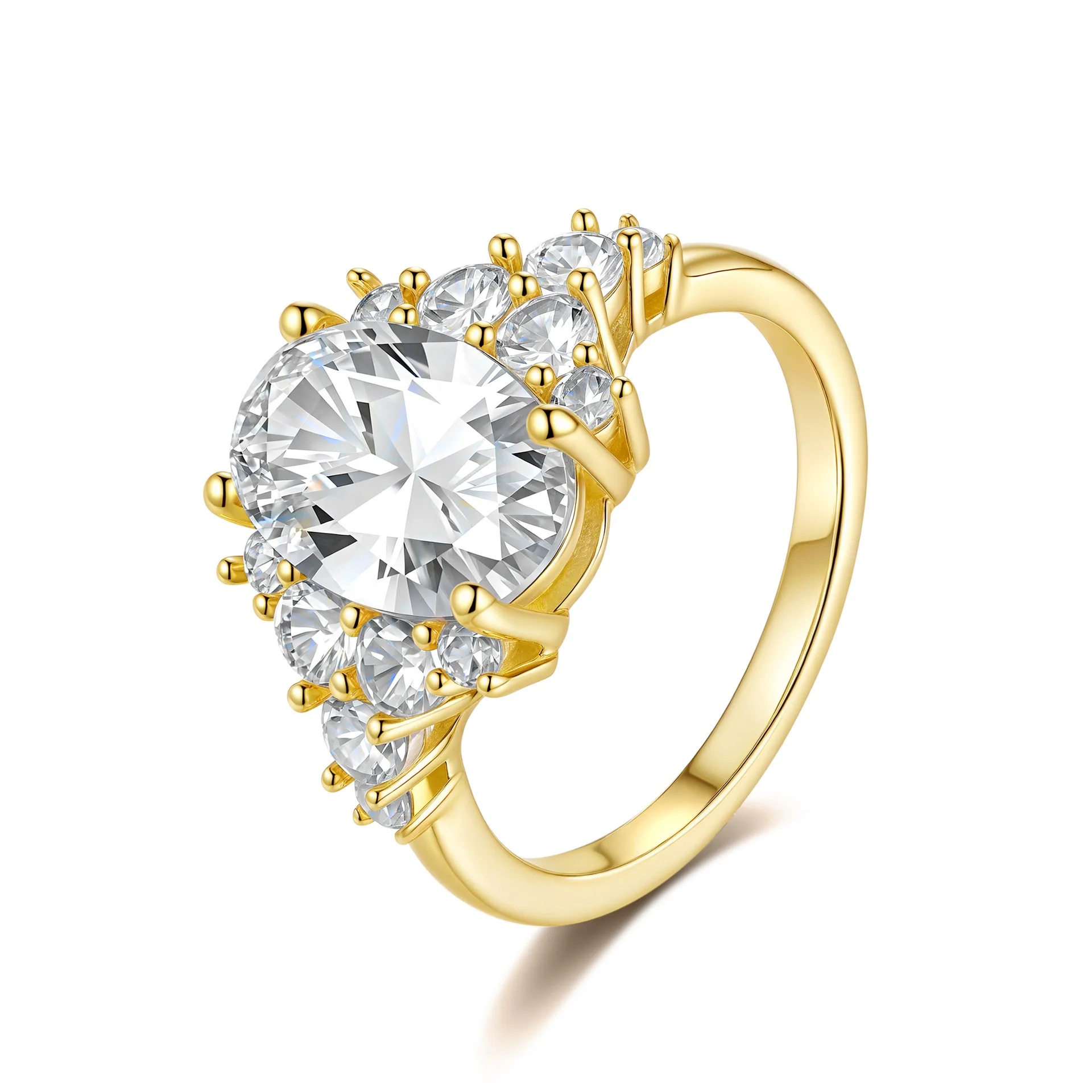 3. Certified D Color Moissanite Ring 4CT 8*12mm S925 Sterling Silver Women Luxury Wedding Engagement Band With Certificate
3. Certified D Color Moissanite Ring 4CT 8*12mm S925 Sterling Silver Women Luxury Wedding Engagement Band With Certificate