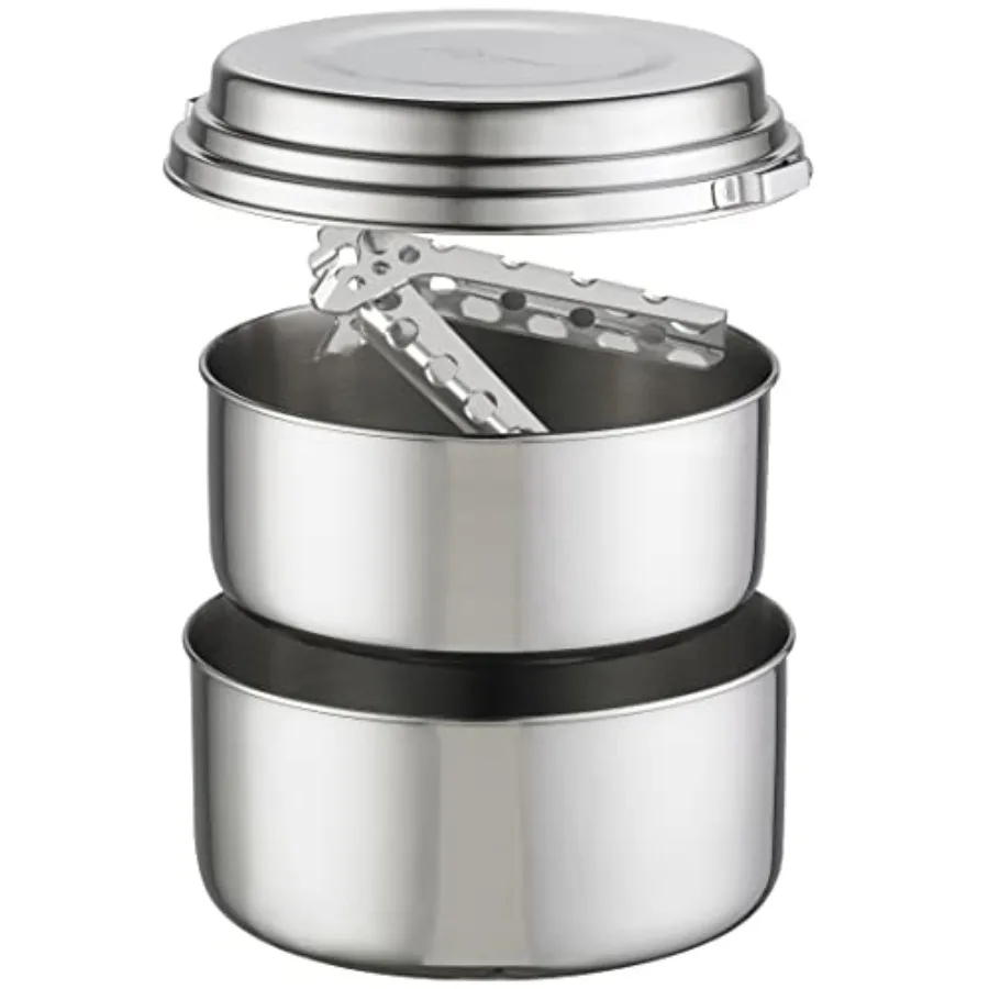 Alpine 2 Stainless Steel Camping Pot Set
Alpine 2 Stainless Steel Camping Pot Set