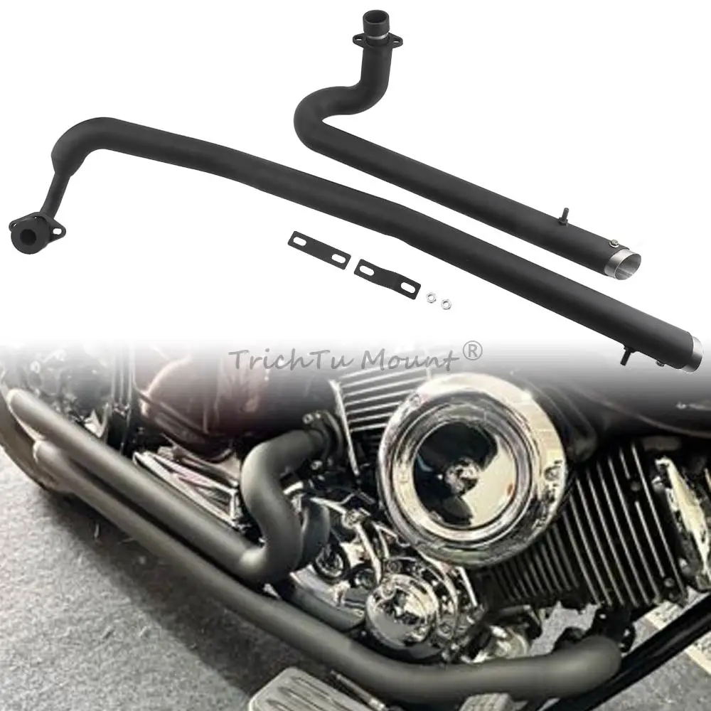 1Pair Motorcycle Exhaust Pipe Compatible With Yamaha V Star Xvs1100 Drag Star 1100 1998-2009 Complete Exhaust System Matte Black
1Pair Motorcycle Exhaust Pipe Compatible With Yamaha V Star Xvs1100 Drag Star 1100 1998-2009 Complete Exhaust System Matte Black