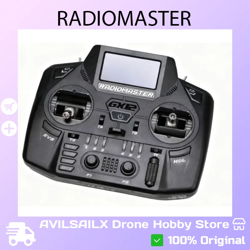 Радио Radiomaster GX12 1000 Гц ExpressLRS с подвесками с эффектом Холла с ЧПУ, двухдиапазонным Gemini XROSSBAND
Радио Radiomaster GX12 1000 Гц ExpressLRS с подвесками с эффектом Холла с ЧПУ, двухдиапазонным Gemini XROSSBAND