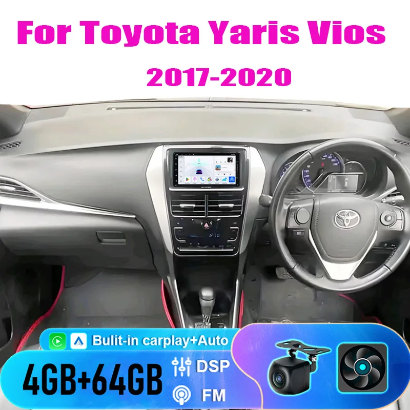 7'' For Toyota Yaris Vios 2017-2020 Car Radio Head Unit Carplay Apple Android 13 Auto FM GPS Navi BT Wireless Wifi
7'' For Toyota Yaris Vios 2017-2020 Car Radio Head Unit Carplay Apple Android 13 Auto FM GPS Navi BT Wireless Wifi