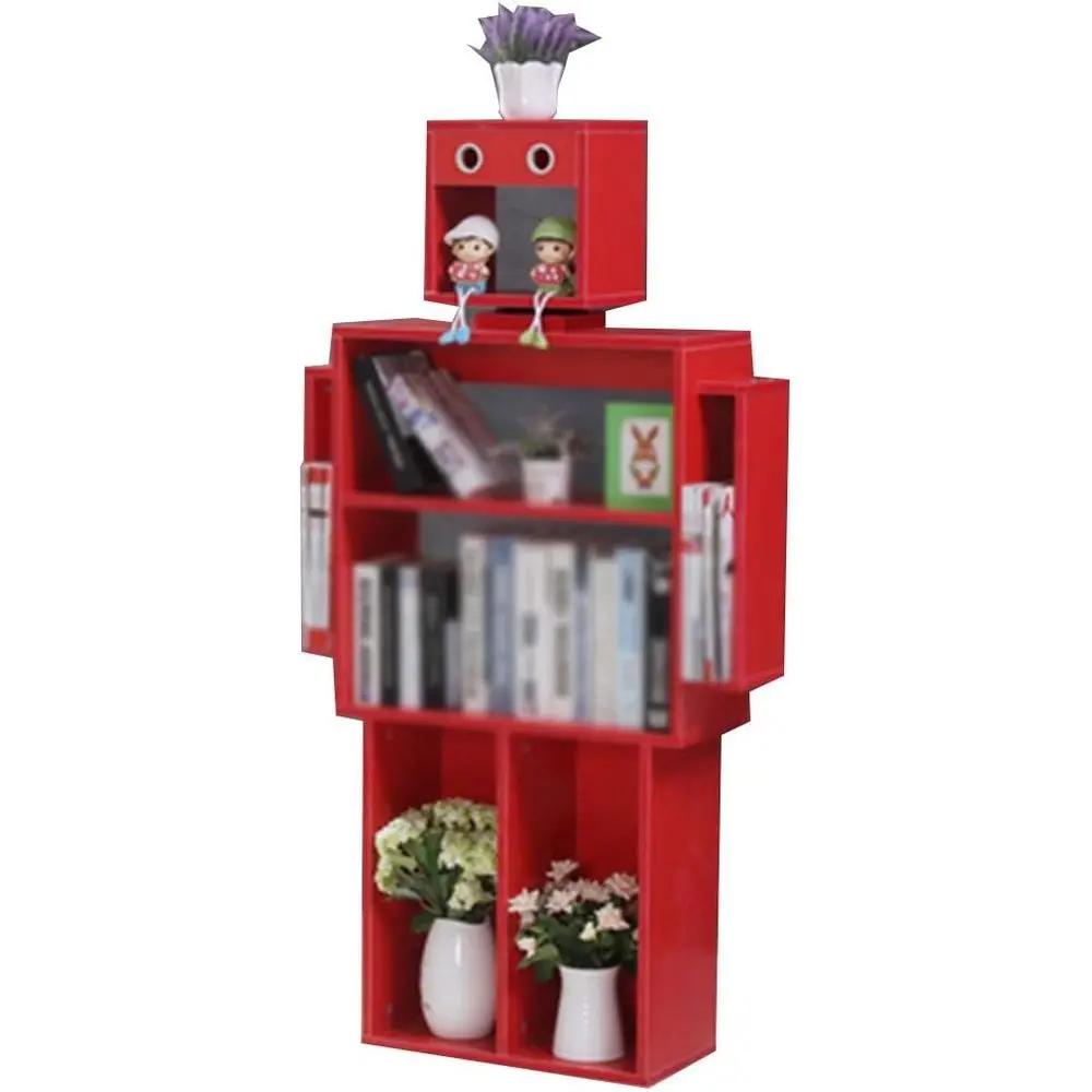 Eco-Friendly Kids' Bookshelf: Creative Robot Design, Living Room Floor Display, Easy Assembly
Eco-Friendly Kids' Bookshelf: Creative Robot Design, Living Room Floor Display, Easy Assembly