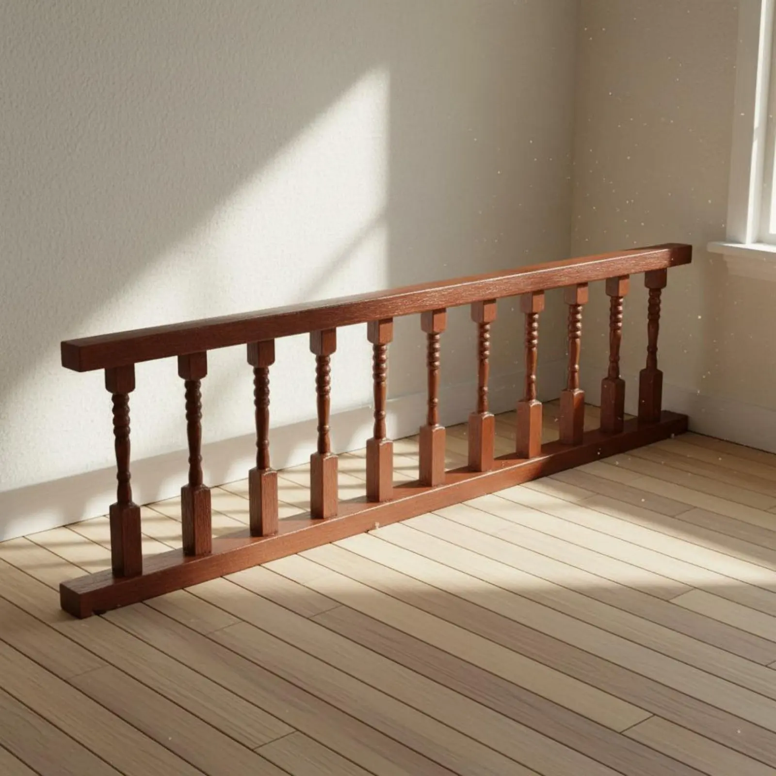 Wooden Dollhouse Railing Natural Wood 1:12 Scale Railing Miniature Stair Handrail Detailed Balusters House Decoration
Wooden Dollhouse Railing Natural Wood 1:12 Scale Railing Miniature Stair Handrail Detailed Balusters House Decoration