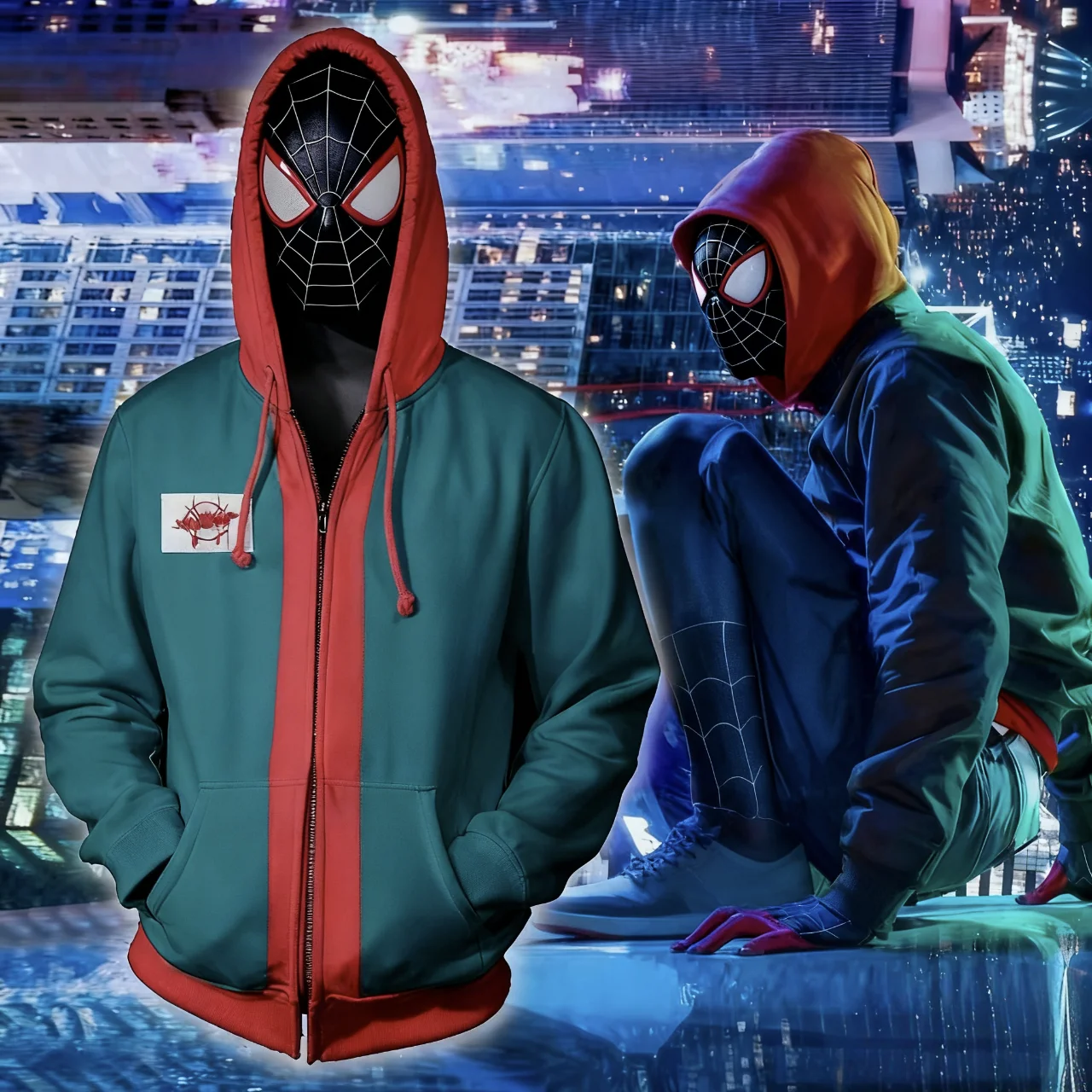 Худи с изображением супергероев, худи с изображением Человека-паука из Avengers, худи с изображением Майлза Моралеса, костюм для косплея в стиле аниме для мальчиков и девочек, комбинезон супергероя
Худи с изображением супергероев, худи с изображением Человека-паука из Avengers, худи с изображением Майлза Моралеса, костюм для косплея в стиле аниме для мальчиков и девочек, комбинезон супергероя