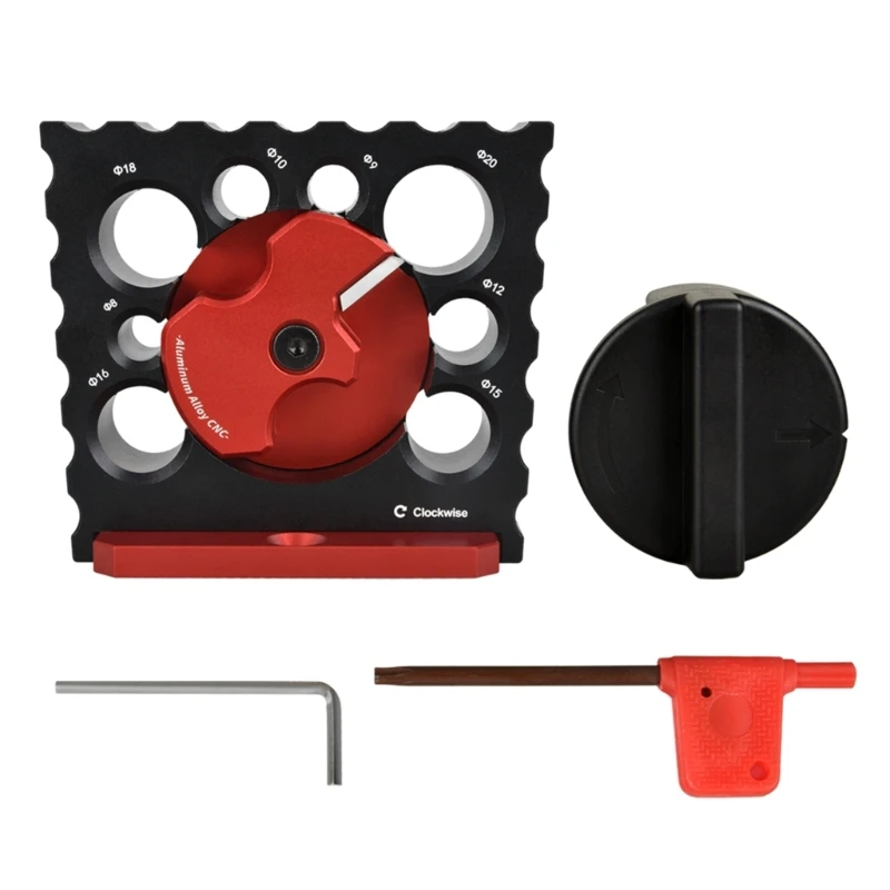 Y6GD Dowel Maker Jig Adjustable for Electric Drill, Aluminum Round Rod Milling Tool
Y6GD Dowel Maker Jig Adjustable for Electric Drill, Aluminum Round Rod Milling Tool
