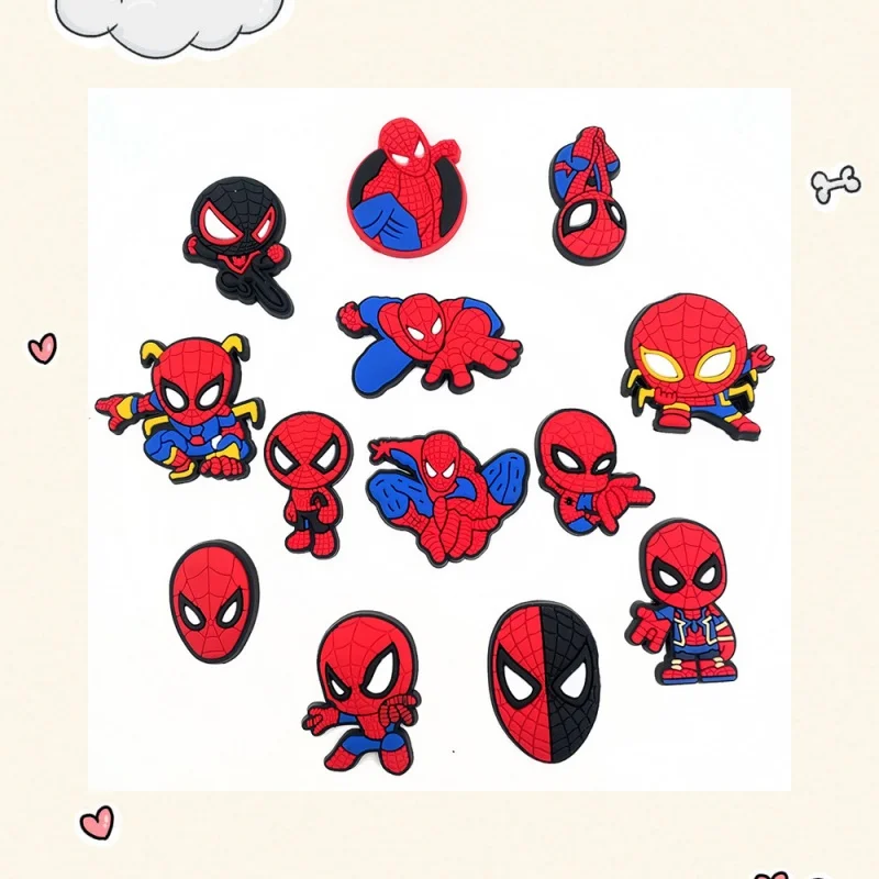 Spider-Man shoes accessories shoe buckles DIY souvenirs cartoon sandals wooden clogs shoe decorations cartoon shoe ornaments
Spider-Man shoes accessories shoe buckles DIY souvenirs cartoon sandals wooden clogs shoe decorations cartoon shoe ornaments