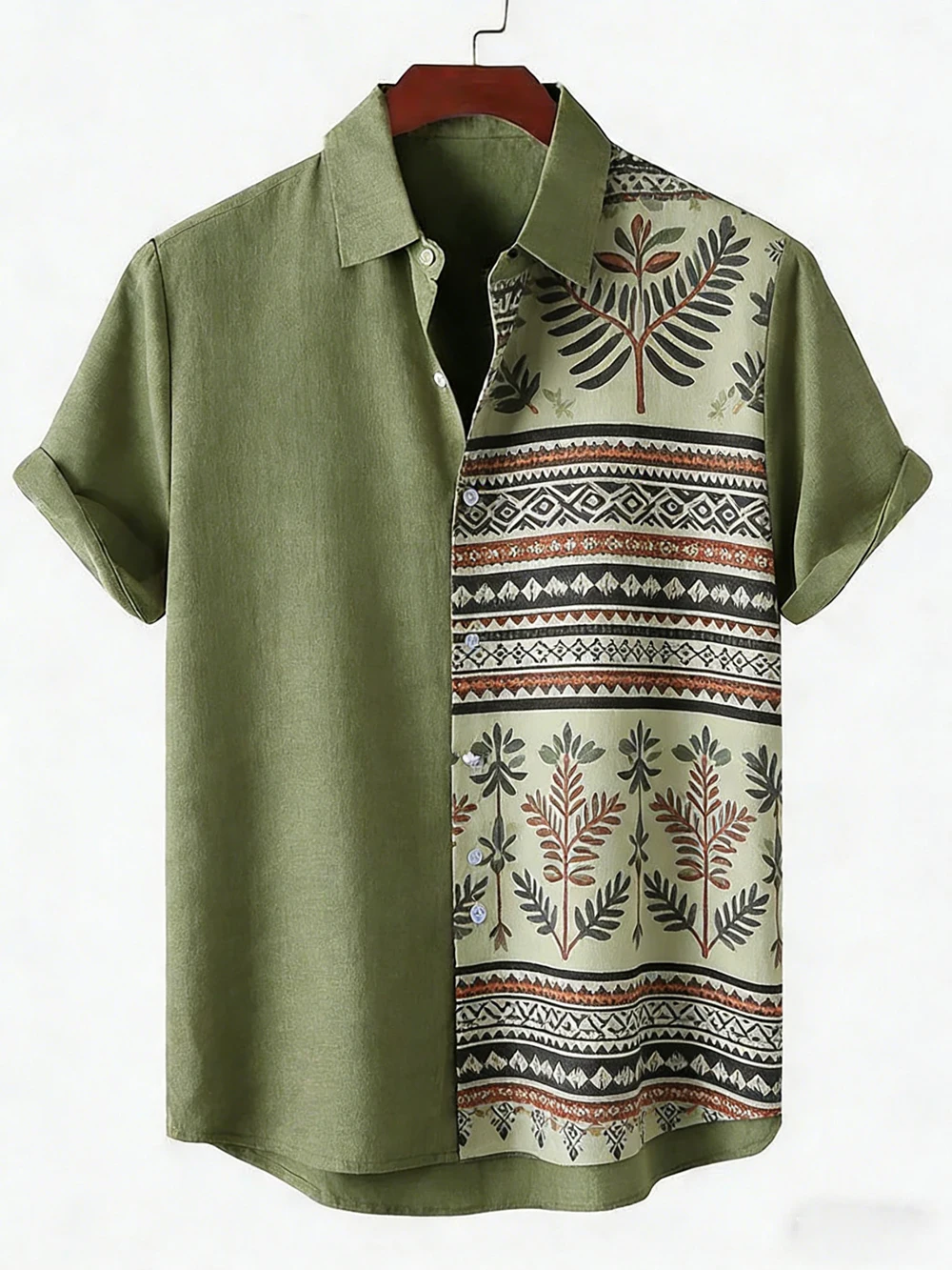 2026 Men's Linen Casual Short-Sleeve Shirt with Natural Ethnic Patterns Printed Hawaiian Outdoor Social Big Size Men's Clothing
2026 Men's Linen Casual Short-Sleeve Shirt with Natural Ethnic Patterns Printed Hawaiian Outdoor Social Big Size Men's Clothing