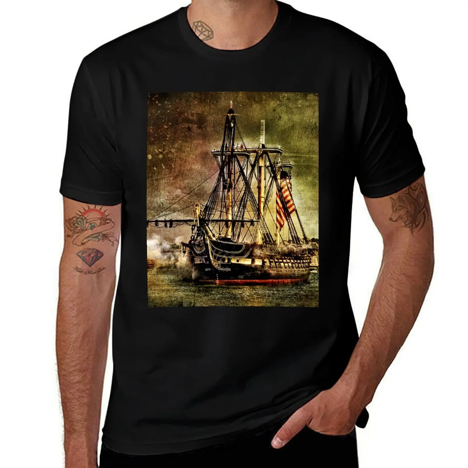 USS Constitution T-Shirt man clothes shirts graphic tees luxury designer Men's cotton t-shirt
USS Constitution T-Shirt man clothes shirts graphic tees luxury designer Men's cotton t-shirt