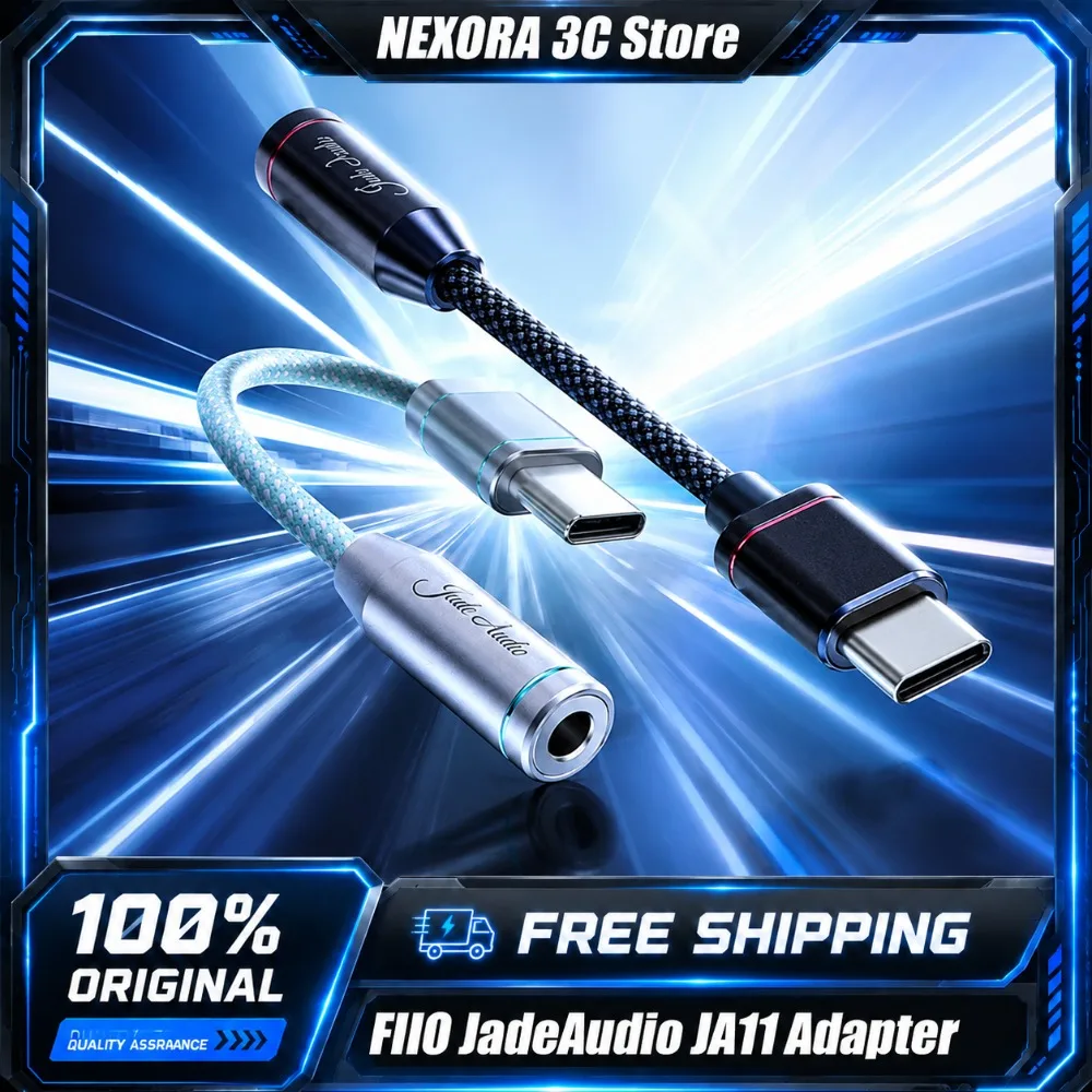 FIIO JadeAudio JA11 Portable USB C DAC Dongle Type-C to 3.5mm Headphone Amplifier HI-RES Lossless Audio Adapter for PC Phone
FIIO JadeAudio JA11 Portable USB C DAC Dongle Type-C to 3.5mm Headphone Amplifier HI-RES Lossless Audio Adapter for PC Phone
