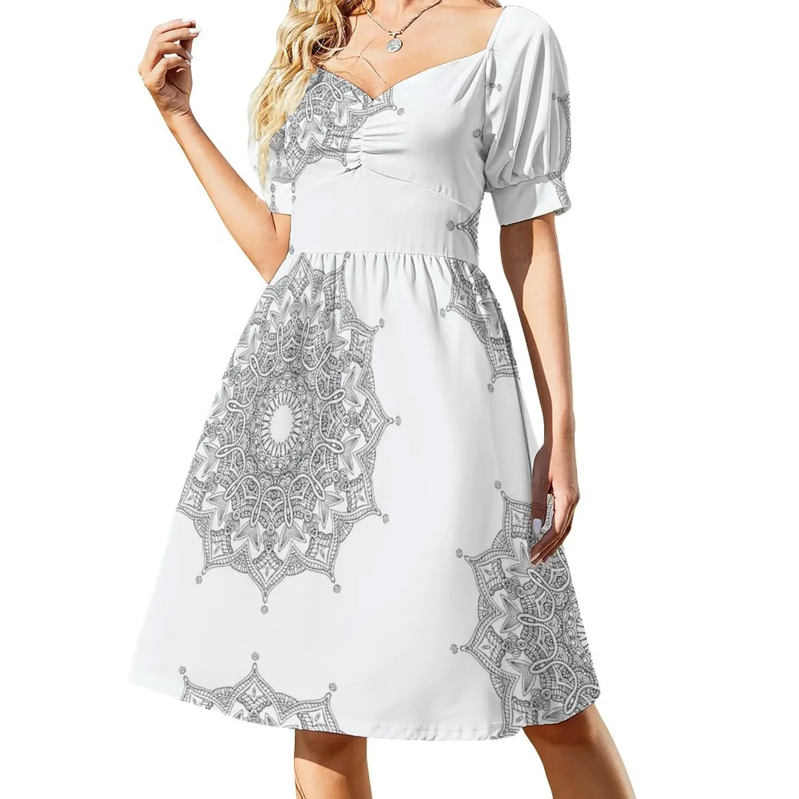 Zentangle mandala Short-Sleeved Dress sexy dress for women dresses for women 2025 prom dress
Zentangle mandala Short-Sleeved Dress sexy dress for women dresses for women 2025 prom dress