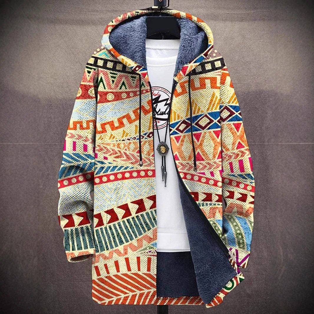 Мужские куртки, пальто Aztecs, кардиганы на молнии с геометрическим принтом, художественная графика, плюшевая толстая зимняя уличная одежда 
Мужские куртки, пальто Aztecs, кардиганы на молнии с геометрическим принтом, художественная графика, плюшевая толстая зимняя уличная одежда