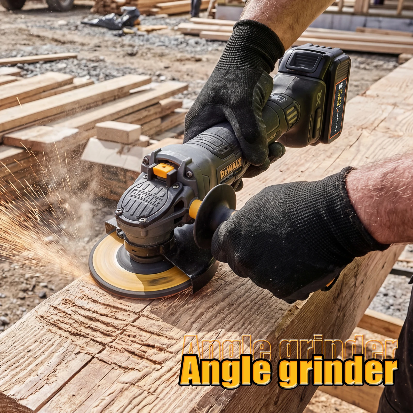 DEWALT DCG406 125mm flat head angle grinder bare machine tool cutting machine 18V lithium battery brushless tools
DEWALT DCG406 125mm flat head angle grinder bare machine tool cutting machine 18V lithium battery brushless tools