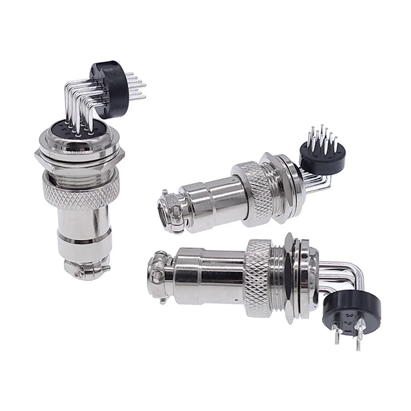 5pcs GX16 PCB Circuit Board Aviation Plug Soldering Plate Socket 90 Degree Curved Needle Connectors 2/3/4/5/6/7/8/9/10 Pins
5pcs GX16 PCB Circuit Board Aviation Plug Soldering Plate Socket 90 Degree Curved Needle Connectors 2/3/4/5/6/7/8/9/10 Pins