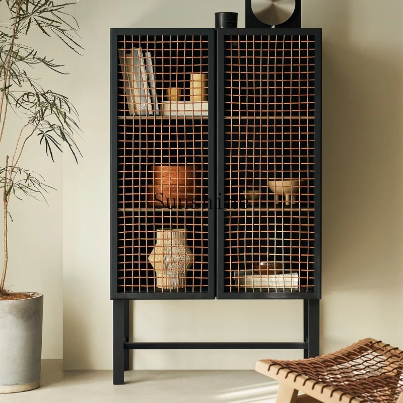 Gu Shibian Cabinet Floor-to-ceiling cowhide rattan living room Household wabi-sabi storage Bedroom storage
Gu Shibian Cabinet Floor-to-ceiling cowhide rattan living room Household wabi-sabi storage Bedroom storage