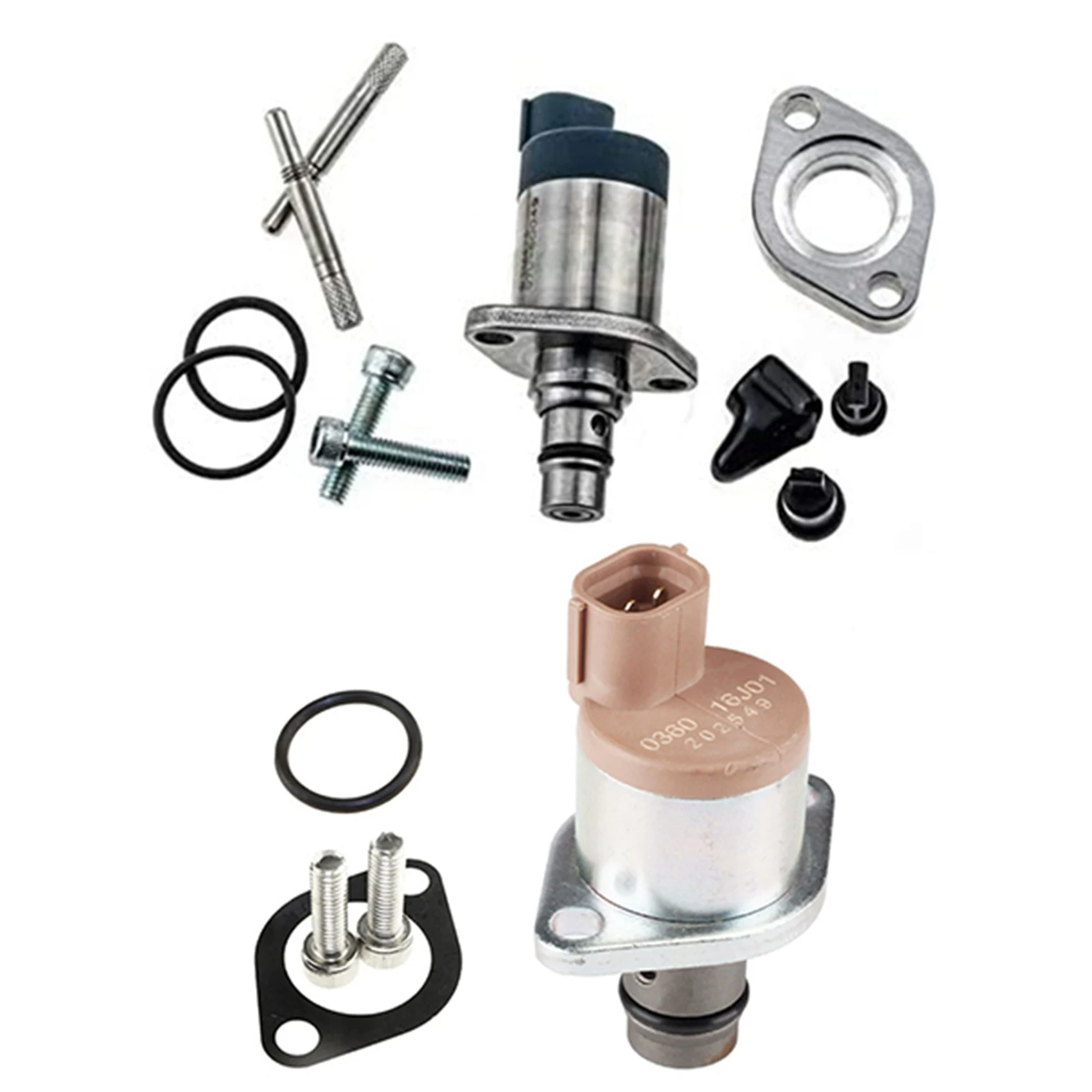 2 Set Car Accessories: 1 Set Rail Parts Suction Control Valve SCV & 1 Set Fuel Pump Pressure Suction Control Valve SCV
2 Set Car Accessories: 1 Set Rail Parts Suction Control Valve SCV & 1 Set Fuel Pump Pressure Suction Control Valve SCV