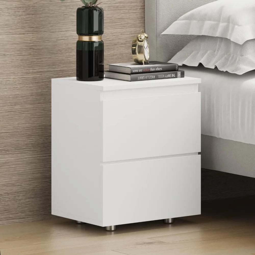 Bedside Table with Two Drawers, Modern Bedroom Side Table, Wooden Bedside Storage Cabinet, Customizable
Bedside Table with Two Drawers, Modern Bedroom Side Table, Wooden Bedside Storage Cabinet, Customizable