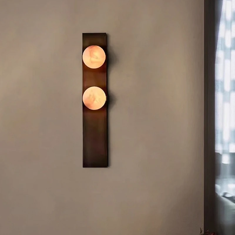 LED Spanish Natural Marble Wall Lamp Corridor Bedroom Bedside Designer Lamp Round Ball All Copper Wall Light Sconces Argand Lamp
LED Spanish Natural Marble Wall Lamp Corridor Bedroom Bedside Designer Lamp Round Ball All Copper Wall Light Sconces Argand Lamp