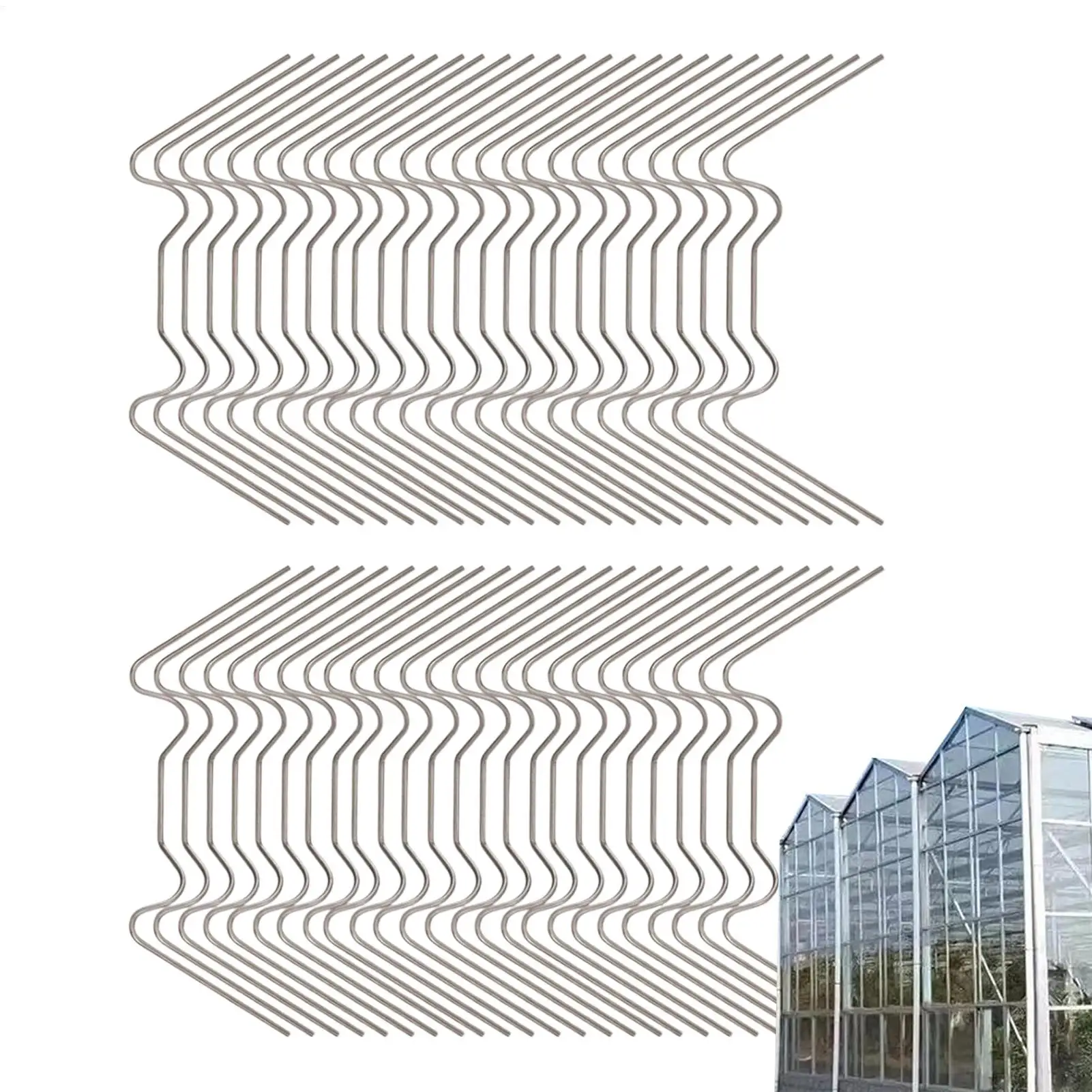 Clamping Clips For Greenhouse Greenhouse Glass Panel Mounting Clips W Shape Clamps Fixing Wire Rust-Proof For Home Gardeners
Clamping Clips For Greenhouse Greenhouse Glass Panel Mounting Clips W Shape Clamps Fixing Wire Rust-Proof For Home Gardeners