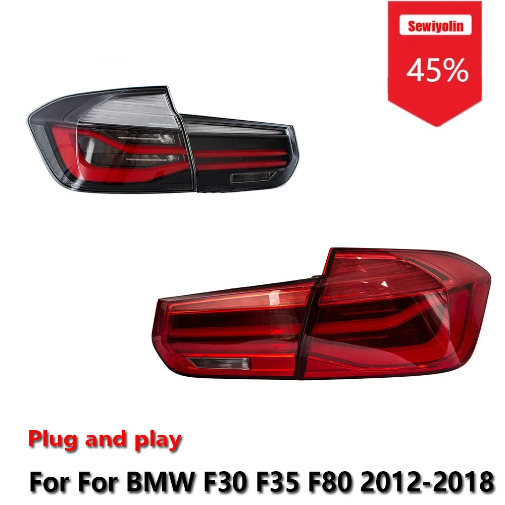 Sewiyolin Car LED Tail Light Accessories For BMW F30 2012-2018 F35 F80 DRL Brake Turn Signal Lamp Plug and Play
Sewiyolin Car LED Tail Light Accessories For BMW F30 2012-2018 F35 F80 DRL Brake Turn Signal Lamp Plug and Play