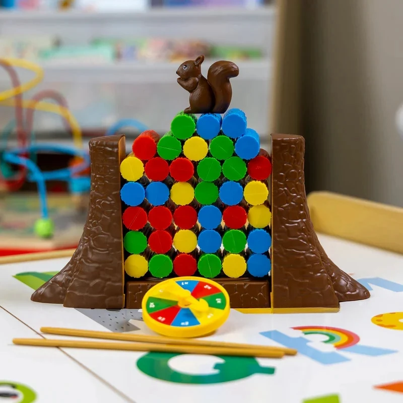 Squirrel Balancing Game, Pile Pushing Stacking Toy, Parent-Child Interactive Family Tabletop Puzzle Game for Kids Adults
Squirrel Balancing Game, Pile Pushing Stacking Toy, Parent-Child Interactive Family Tabletop Puzzle Game for Kids Adults