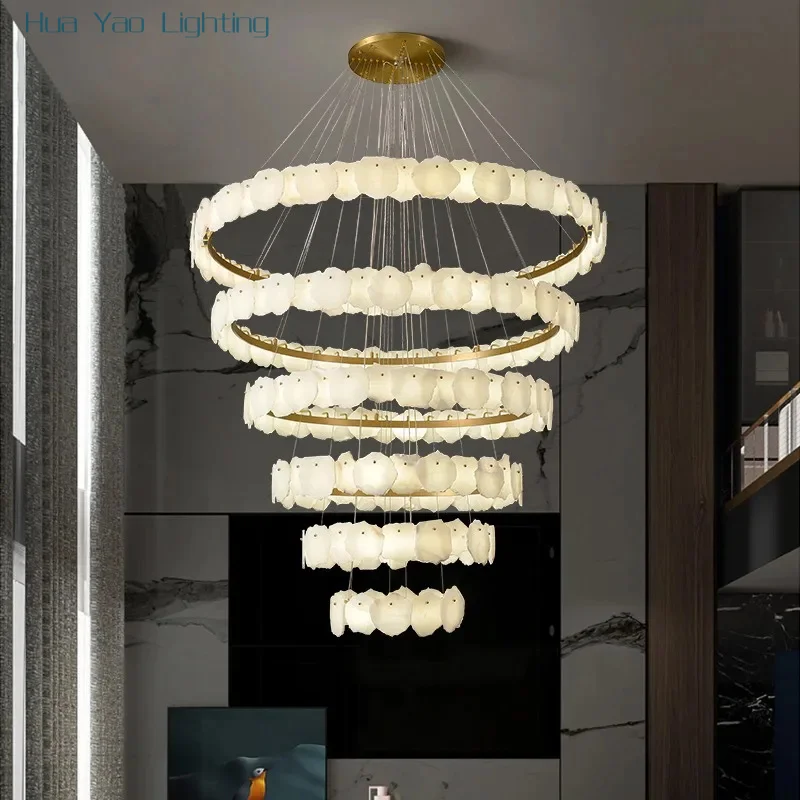 Luxury Large Spanish Natural Mable Brass Chandelier Lighting Villa Duplex Hotel Decoration Hanglamp Led Lamparas Gold Lustres
Luxury Large Spanish Natural Mable Brass Chandelier Lighting Villa Duplex Hotel Decoration Hanglamp Led Lamparas Gold Lustres